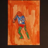 figure drawings by 8 year old child