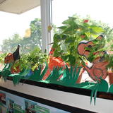 rain forest display at Drayton park Primary school