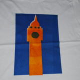 Screen print on T-shirt by 7 year old
