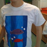 screen print T-shirt by 7 years old