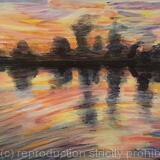 Dusk, River Thames at Bisham 2025