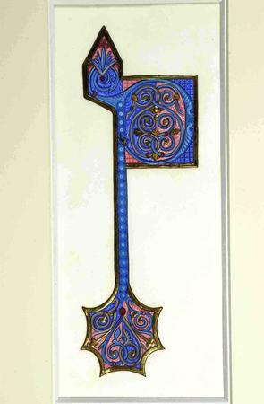 Illuminated Letter P