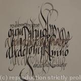 Black  Silver Alphabet