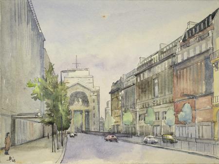 1968 Bush House from Kingsway WC2 