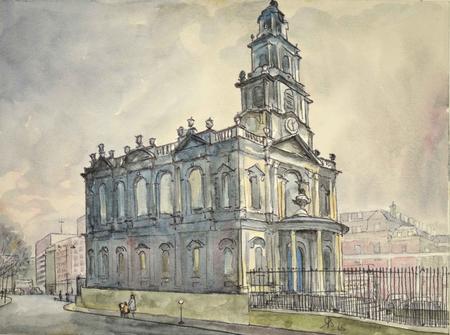 1968 Church of St Mary-Le-Strand WC2