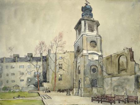 1968 St Anne's Churchyard Soho