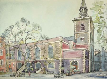 1968 St Jame's Church Picaddilly