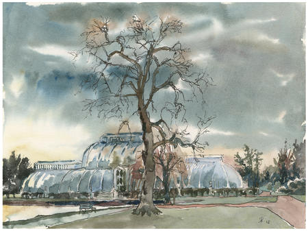 1968 Decimus Burton's Glasshouse Kew Gardens