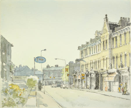 1970's Boston Road, Hanwell looking South with Garage
