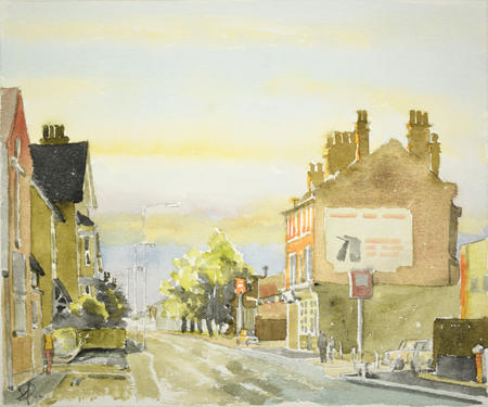 1970's Boston Road, Hanwell towards Cambridge Road