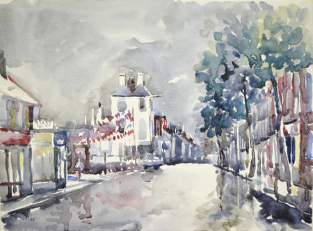 1967 Rain at Hanwell, W7