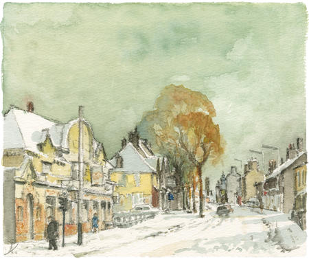 1970's Uxbridge Road, Hanwell -Bottom of Road