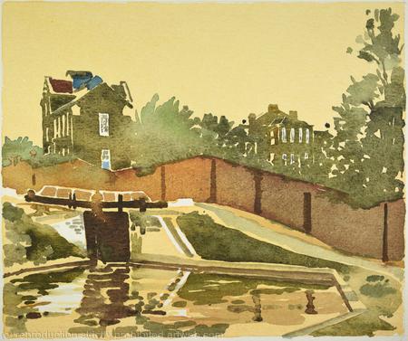 1974 Canal at Hanwell