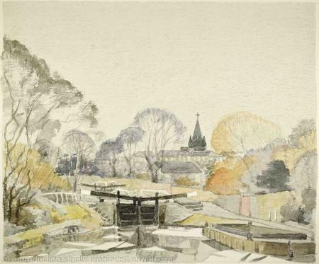 1974 Ice on Canal, Hanwell