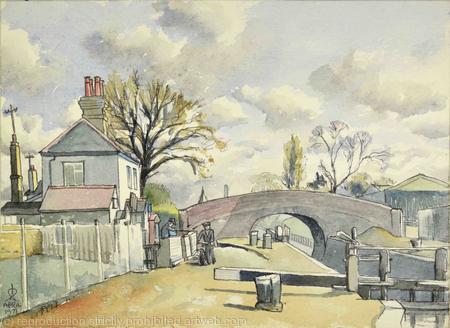 1971 Canal Bridge Near Southall -April