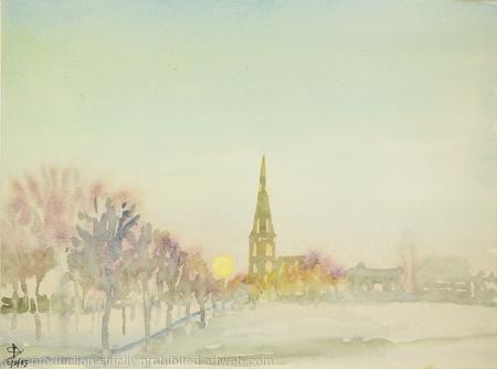 1969 Setting Moon, Hanwell