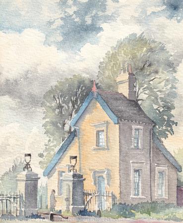 1960's Gate House, Osterley -Evening