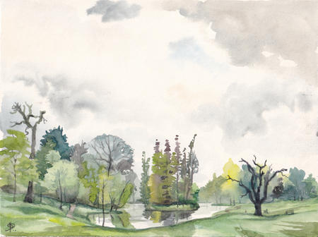 1968 View in Kew Gardens