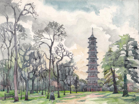 1969 The Pagoda, Kew Gardens