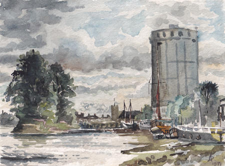 1971 House Boats at Brentford