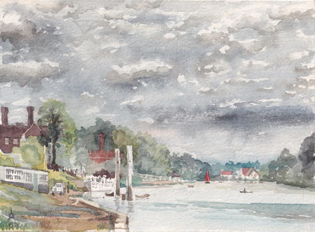 1971 R. Thames at Hampton Court 