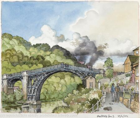 244. Ironbridge from S. -29.6.91