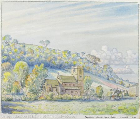 259. Aston Hill- Morville Church. Shrops. 11am -19.10.1993