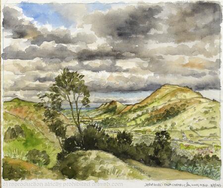 263. Shropshire. Caer Caradock from Long Mynd -3.1.1993