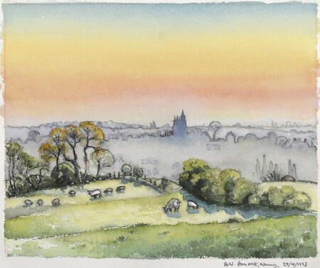 233. BN from East, Evening -29.4.1993