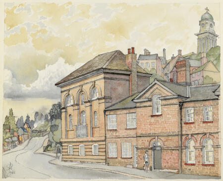 7. Underhill St. with St Mary's 1985