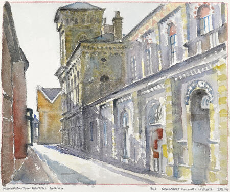 34. (Memoriam Joan A Griffiths- 24.6.1994) BN Newmarket Buildings. Listley St. 25.6.94