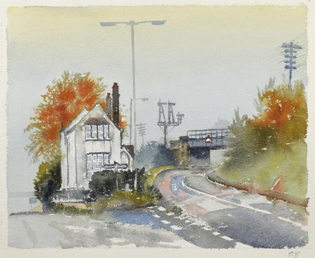 85. Railway Bridge, Oldbury Road -1988
