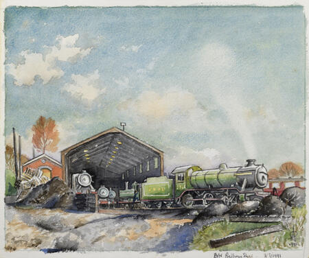 94. BN Railway Shed 3.3.1991