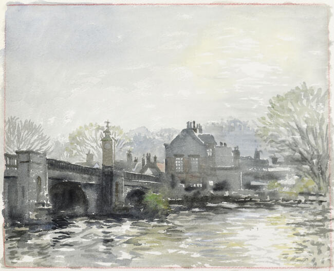 127. Untitled - River Severn, High Water -c.1994