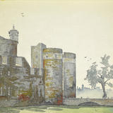 1973 Tower of London, West Moat