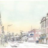 1970's Hanwell by Bus garage