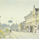 1970's Boston Road, Hanwell looking South with Garage