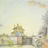 1970 Lock on Canal at Hanwell