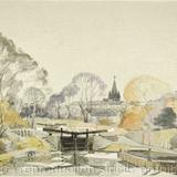 1974 Ice on Canal, Hanwell