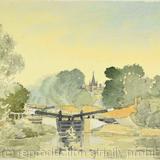 1970's Canal Lock at Hanwell