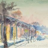 1970 Brunel Viaduct, January Snow