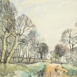 1971 St Mary's Church, Hanwell -Winter