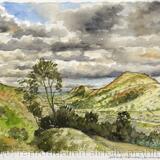 263. Shropshire. Caer Caradock from Long Mynd -3.1.1993