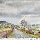 284. Tittestone Clee Hill. The Road to Ludlow. Warm damp. -2.12.1993