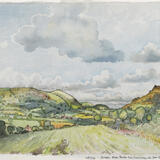 269. Shrops. Hope Bowdler Hill, Caer Caradoc from Cordlington -25.7.94