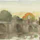 124. Untitled -Old Bridge at Sunset -c.1990