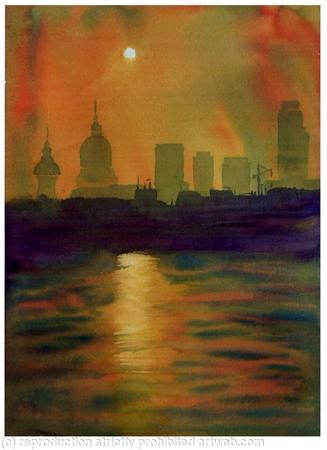 SUNSET OVER ZANZIBAR