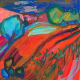 Red Furrows and Trees