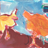 Chickens Pecking for Seeds