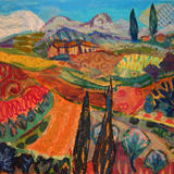 Pattern Landscape (Homage to Matisse)